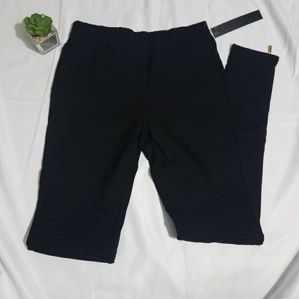 Black Moto Jegging Pants - Picture 5 of 5